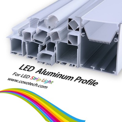 Wide Stock Aluminum Extrusion Profiles For Lighting Decorations